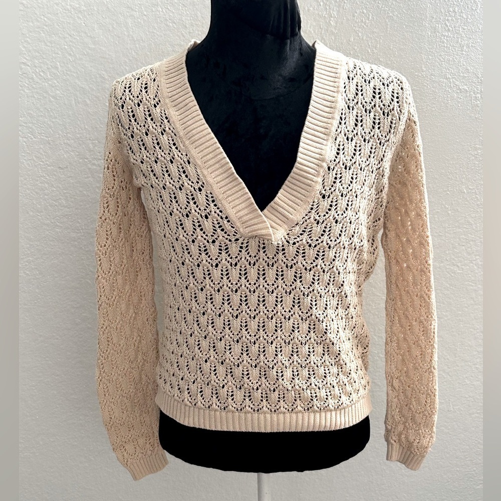 Talbots Open Knit Sweater